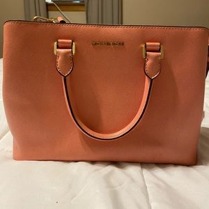 Michael Kors Dusty Rose Purse/Cross Body Full Size Purse!